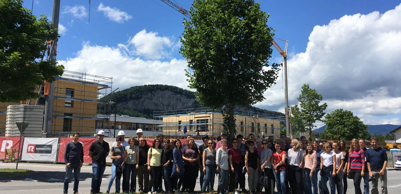 Stuttgarter Architektengruppe besichtigte die WA Blattur in Götzis